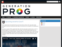 Tablet Screenshot of generation-prog.com